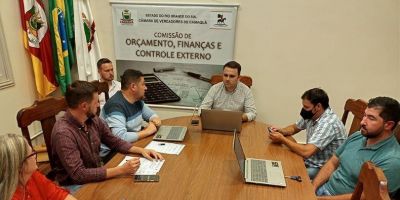 Comissão de Orçamento da Câmara de Camaquã realiza reunião 