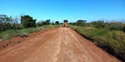 Camaquã realiza força tarefa de patrolamento no interior após chuvas