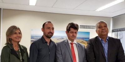 Presidente do Legislativo camaquense se reúne com presidente da Agergs para tratar de questões de abastecimento e energia elétrica na região