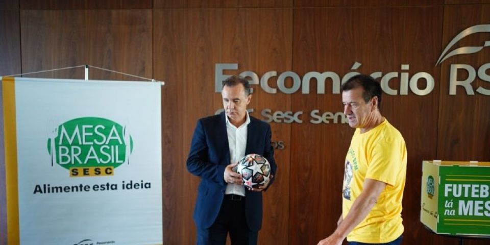 Arrecadação de alimentos da campanha Futebol Tá na Mesa inicia nesta quarta
