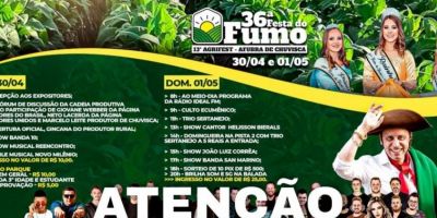 Denúncia de morador atrasa início da 36ª Festa do Fumo em Chuvisca 