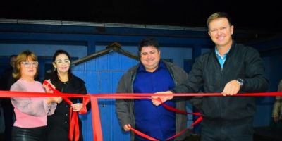 Novo pavilhão da Escola Antônio Curi é inaugurado em Cristal