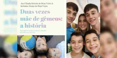 Mãe de 4: ela engravidou de gêmeos...duas vezes