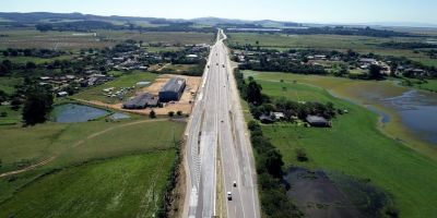 Dnit conclui viaduto na BR-116 em Barra do Ribeiro 