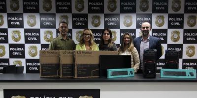 Ajorsul doa computadores para Delegacia de Roubos da Polícia Civil