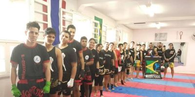 Realizado em Camaquã o 1º Camp de Muaythai