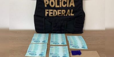 Polícia Federal apreende 3 mil reais em cédulas falsas no Norte do RS