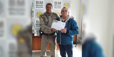 Brigada Militar faz homenagem a soldado durante despedida em Camaquã