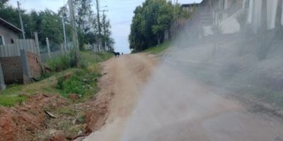 Internauta registra vazamento no bairro Ouro Verde em Camaquã