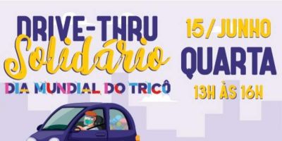 Drive-thru solidário arrecada doações para projeto "Toucas de Amor"