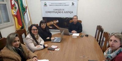 CCJ da Câmara de Camaquã emite parecer favorável para três matérias nesta terça