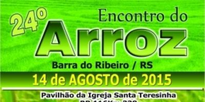 Encontro do Arroz em Barra do Ribeiro será no dia 14