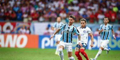 Com muita luta e pouca técnica, Grêmio empata com Bahia fora de casa