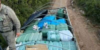 Brigada Militar apreende carga contrabandeada em estrada da zona rural de Dom Feliciano