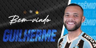 Grêmio anuncia o retorno do atacante Guilherme