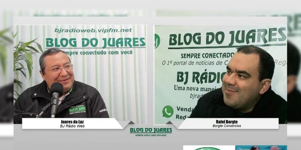 Borgte Consórcios tem condições especiais para ouvintes da BJ Rádio Web