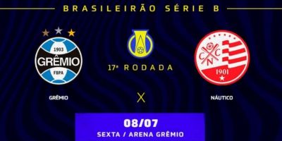 Grêmio x Náutico: onde assistir, prováveis escalações, horário e arbitragem