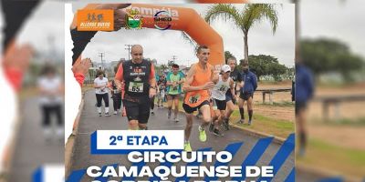 Inscrições abertas para 2ª Etapa do Circuito Camaquense de Corrida de Rua