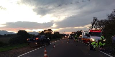 Motociclista morre após acidente na RS-287 em Santa Maria