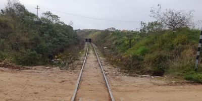 Duas pessoas são encontradas mortas sobre trilhos de trem em Santa Maria