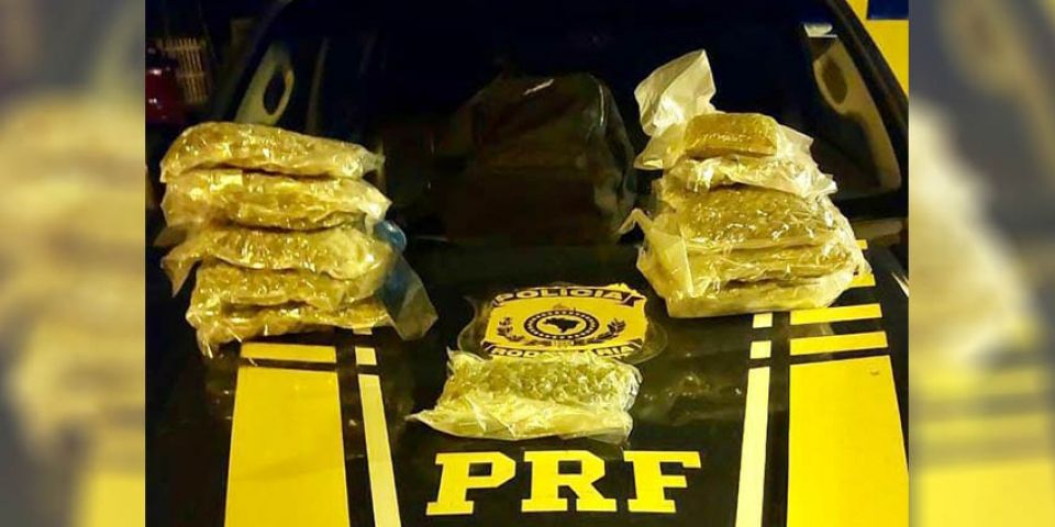 Traficante é preso pela PRF com skunk e kief, droga incomum no RS