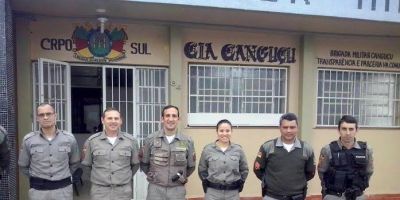 Realizada reunião com comandante da 5ª Cia da BM com sede em Canguçu