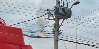 Incêndio em fiação é registrado na Avenida Loureiro da Silva em Camaquã