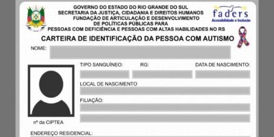 Faça sua Carteira de Identificação da Pessoa com TEA na Apae de Camaquã