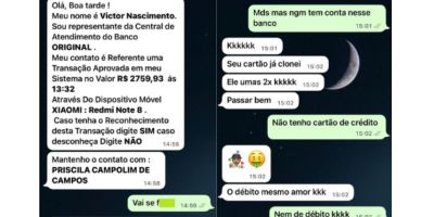 Criminoso tenta aplicar golpe do Pix e desiste para flertar com vítima