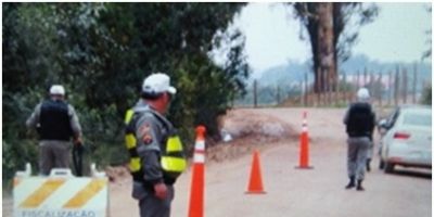 Brigada Militar efetua operação de barreiras de trânsito em São Lourenço do Sul