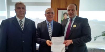 Prefeito de Dom Feliciano, vice-presidente da Amprotabaco se reuniu com ministro Eliseu Padilha