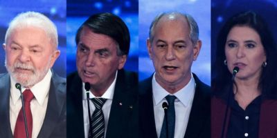 Ipec: Lula aparece com 48% e Bolsonaro com 31% das intenções de voto no primeiro turno