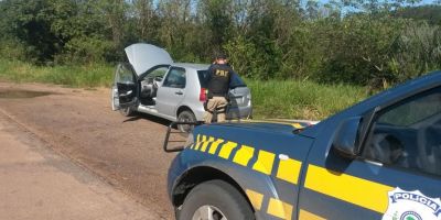 Polícia Rodoviária Federal recupera veículo na BR-116 em Barra do Ribeiro