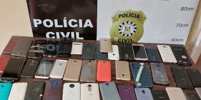 Polícia Civil apreende celulares sem procedência em loja no centro de Pelotas