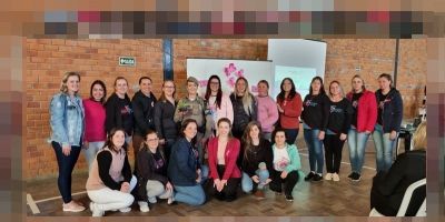 Patrulha Maria da Penha do 30° BPM participa de evento Outubro Rosa em Turuçu