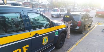 Uruguaios são presos pela PRF tentando entrar no RS com carros roubados