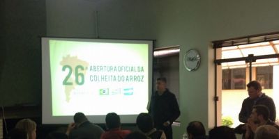 Organização da 26ª edição da Abertura Oficial da Colheita do Arroz faz apresentação das Vitrines Tecnológicas