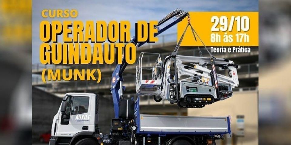 Formatta RH divulga últimas vagas para curso de Operador de Guindauto Munck