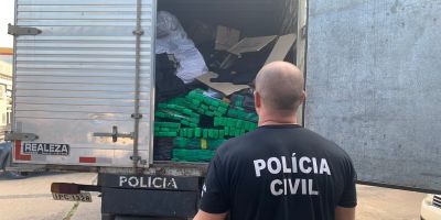 Polícia Civil realiza incineração de 10 toneladas de entorpecentes