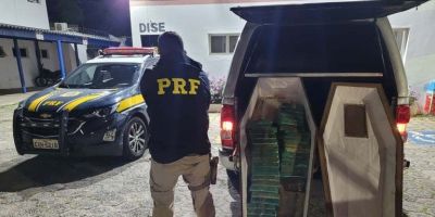 PRF apreende 50 kg de crack em caixão funerário em SP