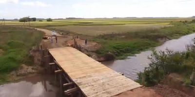 Duas pontes passam por reconstrução no interior de Camaquã