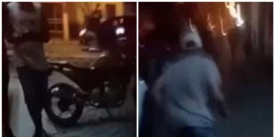 Mais de 20 disparos: criminosos gravam assassinato de jovem em frente a bar no centro de Camaquã