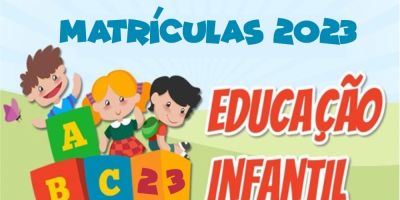 Período de matrículas da Educação Infantil municipal começa dia 22 de novembro