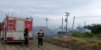 Incêndio em gerador mobiliza Bombeiros Voluntários em Tapes