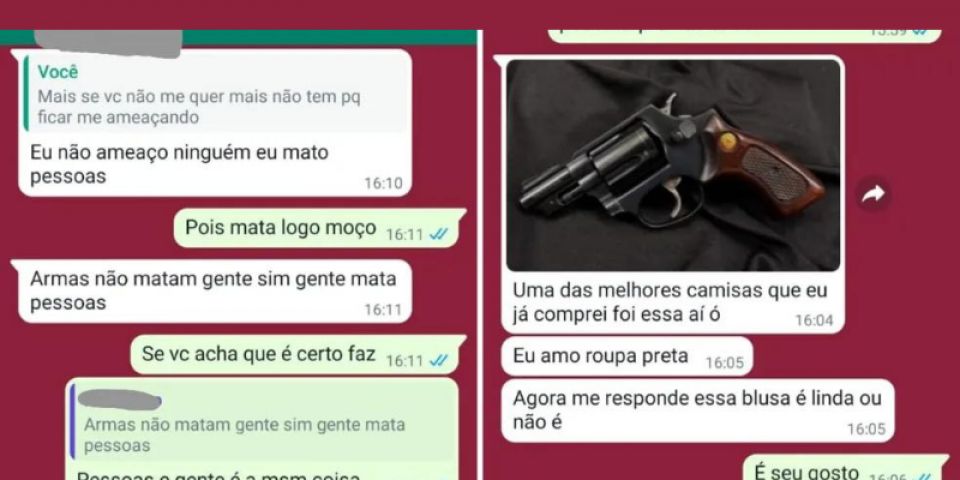 Homem é preso após mandar foto de arma para ameaçar ex em Goiás