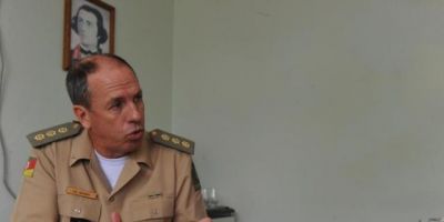 "O nível de estresse está muito elevado", afirma comandante regional da BM