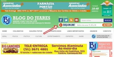 BJ Rádio Web agora está independente do site. Para ouvi-la, acesse no topo 'OUÇA ON-LINE' 