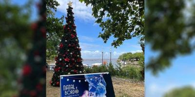 Recital de Natal e acendimento da árvore do Natal a Bordo acontece nesta quarta em SLS