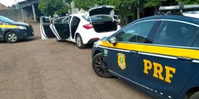 Homem agride a esposa, tenta fugir de carro e acaba preso pela PRF na BR-116