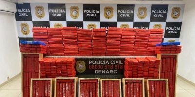 Polícia Civil apreende 240kg de maconha em caminhão de transportadora do Vale do Sinos